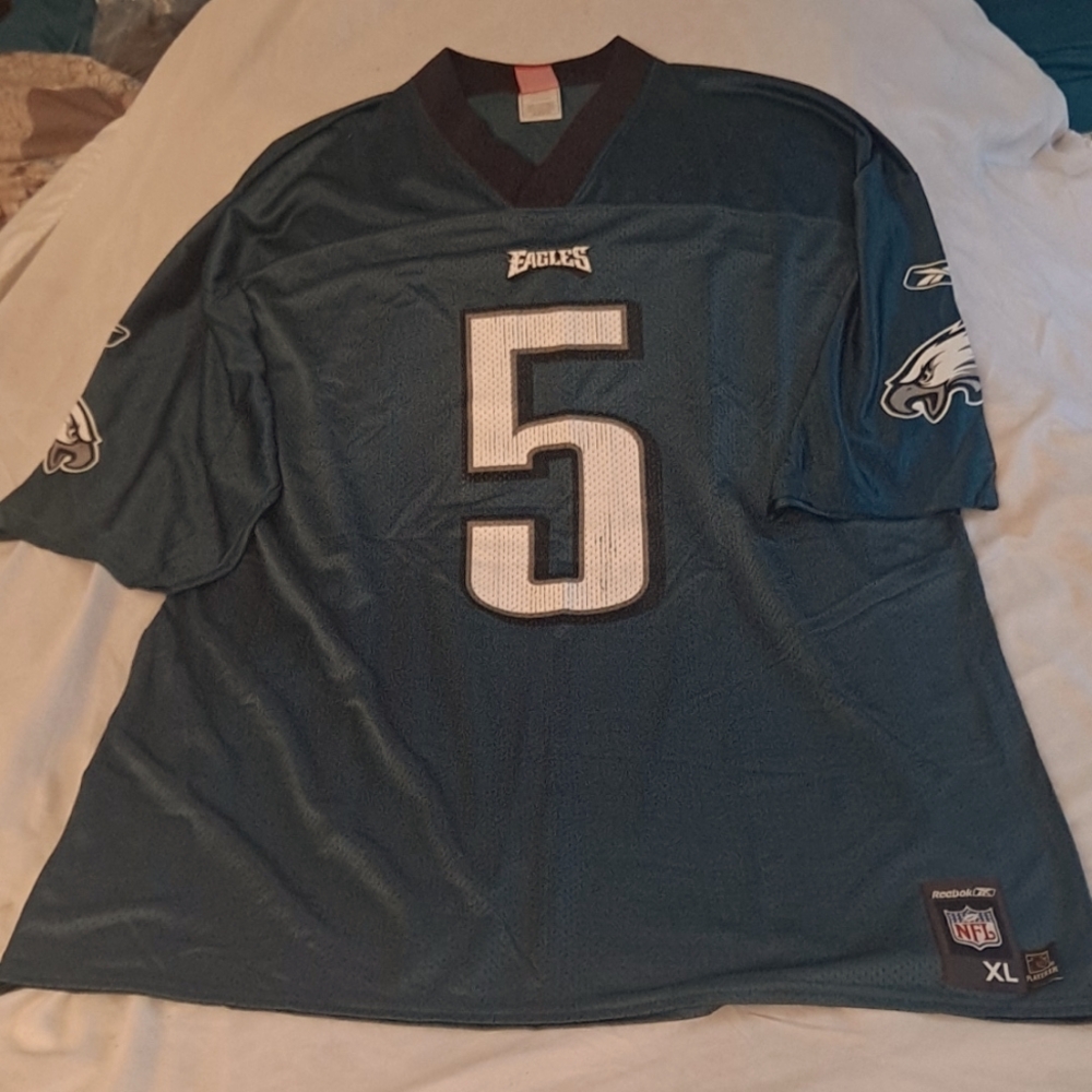 NFL Men's Eagles 'McNABB' #5 Jersey - Dark Green - Like New